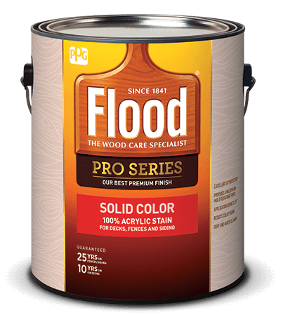 Can you use solid color stain over old solid stain