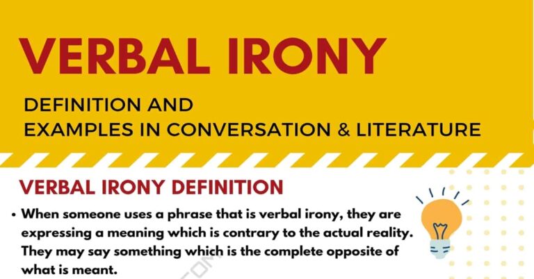 Irony: Definition, How It Works