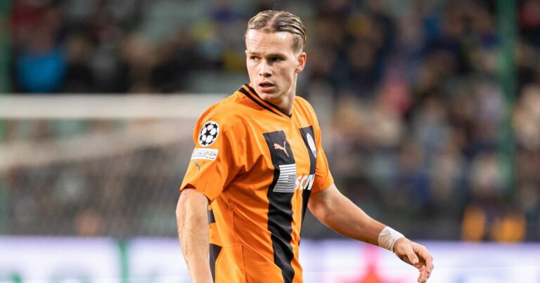 Arsenal close to landing Mykhaylo Mudryk from Shakhtar in £80m deal