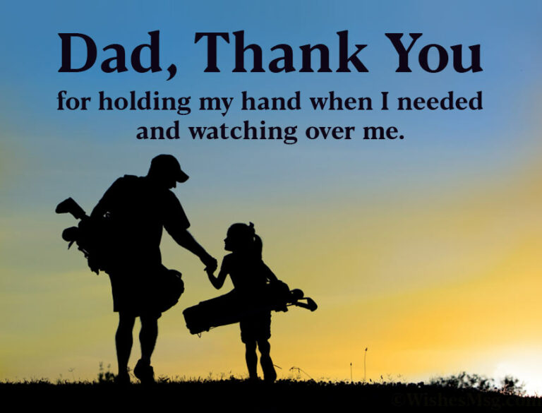 Thank You Dad Messages and Appreciation Quotes