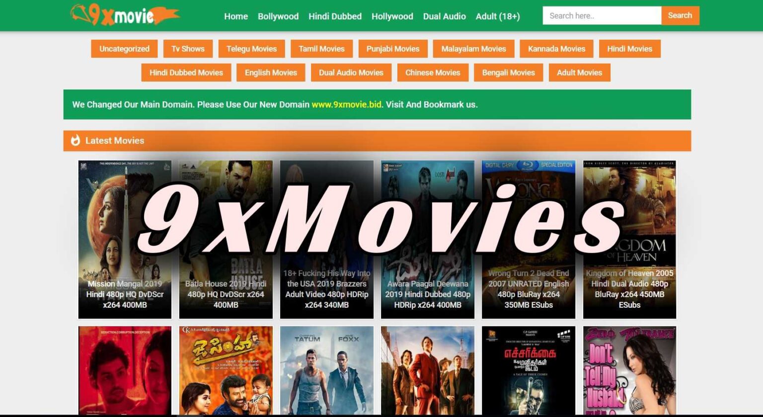 9xMovies 300MB Free Movies Download In HD