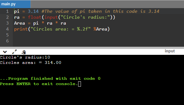 How to calculate Pi with Python - Lifeyet